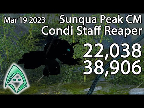 GW2 | Condi Staff Reaper | Sunqua Peak CM | March 19 2023
