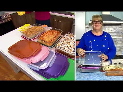 LocknLock 9x13 Glass Dish with Locking Lid on QVC