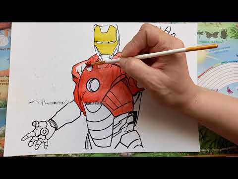 Iron Man coloring page