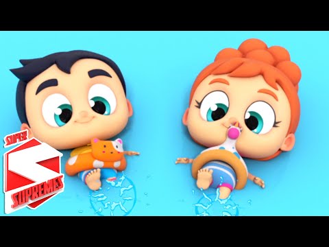 Swimming Song | Nursery Rhymes For Kids | Baby Songs For Children