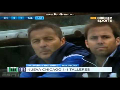 Nueva Chicago vs Talleres (1-1) Primera B Nacional 2016 Fecha 8