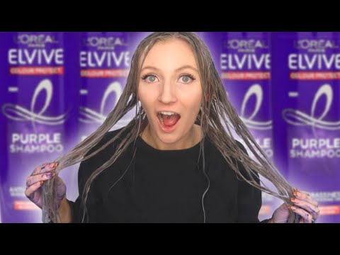 L'OREAL ELVIVE PURPLE SHAMPOO REVIEW AND DEMO | WHICH...