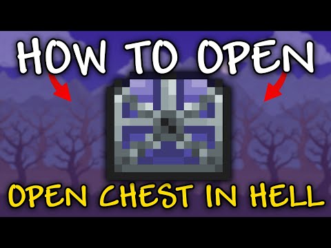How to Open a CHEST IN HELL in a Terraria | Shadow Chest