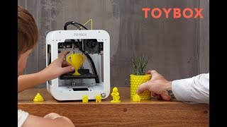 Toybox 3D Printer Deluxe Bundle with 8 Printer Food Colors