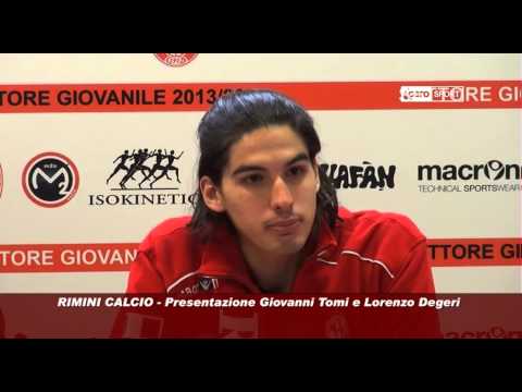 Icaro Sport. Rimini Calcio: presentazione Giovanni Tomi e Lorenzo Degeri