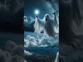 a ghost is in the sky on clouds very dangerous #ghost #viral
