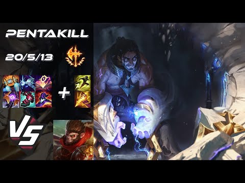 JUNGLE Sylas vs Wukong [PENTAKILL] - EU Grandmaster Patch 25.S2.8