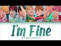 BTS (방탄소년단) - I'm Fine (Color Coded Lyrics Eng/Rom/Han/가사) mp3