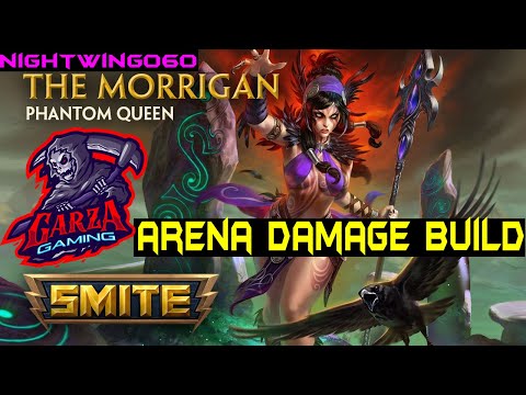 Smite Arena Morrigan Damage Build