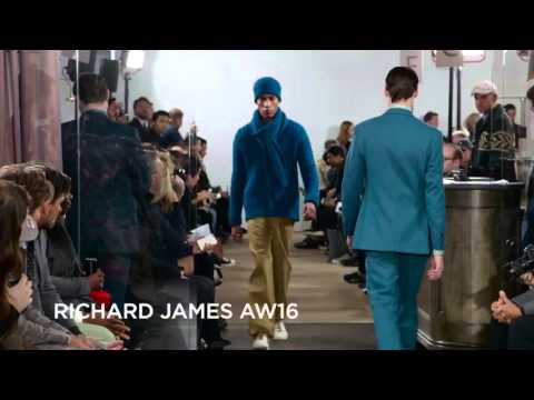 Richard James Fall/Winter 2016-2017 at London Collections: Men