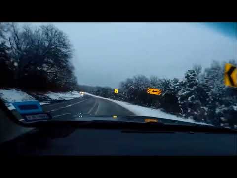 02/03/2022 Texas Snow Fall Driving Video. Rare Event for US here in Texas to See Snow!!!