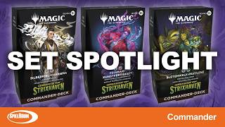 Set Spotlight - Geheimnisse von Strixhaven Commander - WB, RU & BG Deck - Magic: the Gathering