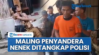 Nasib Pria Berparang yang Sandera Nenek di Sumut, Jadi Bulan-bulanan Warga & Diamankan Polisi