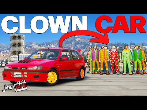 40 CLOWNS TROLL THE COPS! | GTA 5 RP