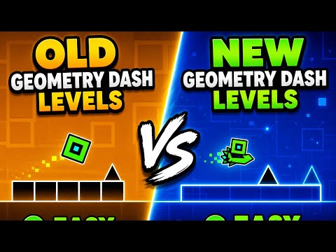 Old Geometry Dash vs new Geometry Dash levels