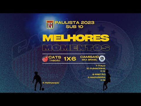CATS x CAMISA10 - Paulista de Futsal 2023 - Sub 10  Melhores momento (13/05/2023)