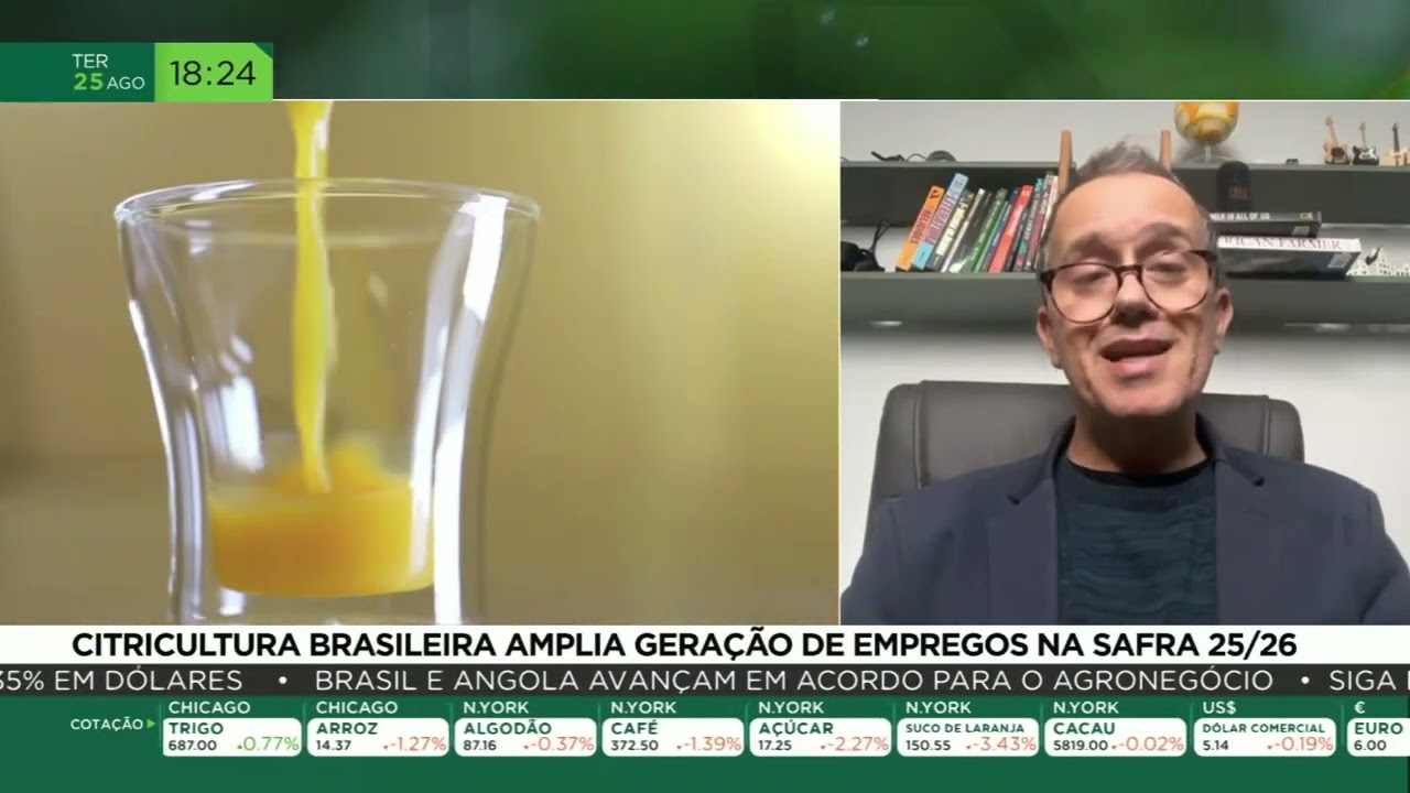 Citricultura brasileira amplia geração de empregos na safra 2025/2026
