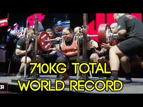 BRITTANY SCHLATER • 710KG TOTAL (WORLD RECORD) • 5th place Sheffield 2024 Powerlifting