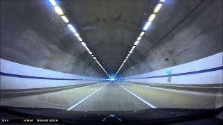 preview picture of video '국도 43호선 (상행선) 용두터널 주행영상 [N43] Yongdu Tunnel'