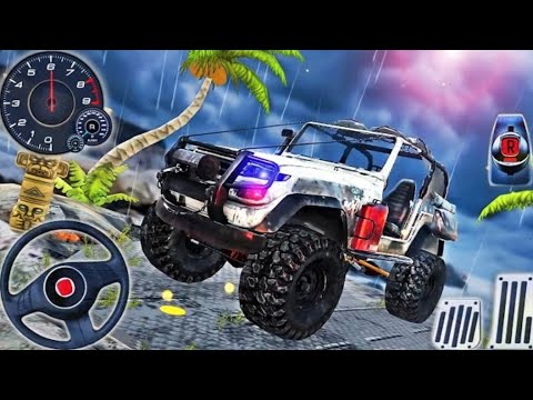 Offroad SUV Jeep Drive Tough Simulator - 4x4 Monster Truck Mountain Climb Driving - Android GamePlay
