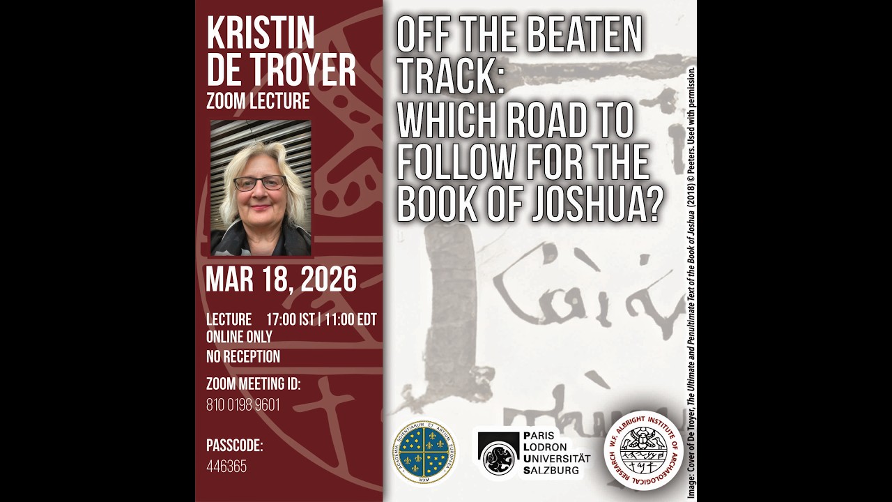 Kristin De Troyer - Off the Beaten Track: Which Road to Follow for the Book of Joshua?