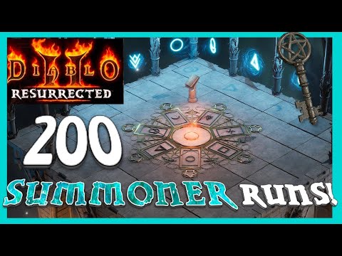 WHERE ARE THE KEYS!? - 200 Summoner Runs - Diablo 2 Resurrected