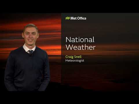 18/02/23 - Mostly dry, clear intervals in south - Evening Weather Forecast UK - Met Office Weather