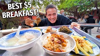 8 AM Taiwanese Street Food Tour!! 🇹🇼  BREAKFAST BUFFET + Danzai Noodles in Taiwan!! - YouTube
