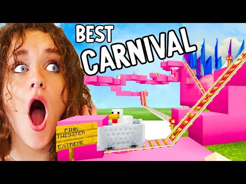Norris Nuts Gaming - WHO CAN BUILD THE BEST CARNIVAL in Minecraft - Gaming w/ The Norris Nuts