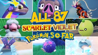 ALL 87 POKéMON REVEALED for Scarlet & Violet So Far!