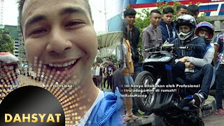 Raffi Pusing Ikut Atraksi Motor Berbahaya [Dahsyat] [3 Feb 2016]