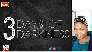 VITAL INFORMATION ON THE 3 DAYS OF DARKNESS. PLEASE SEE DESCRIPTION SECTION.