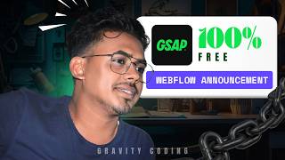 🔥 GSAP is Now 100% FREE – Huge News from Webflow & GSAP!