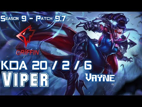 GRF Viper VAYNE vs KALISTA ADC - Patch 9.7 KR Ranked