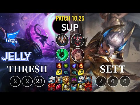 AF Jelly Thresh vs Sett Sup - KR Patch 10.25