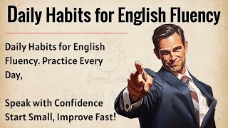 Daily Habits for English Fluency | Speak English Naturally Every Day | Improve Your English Fluency