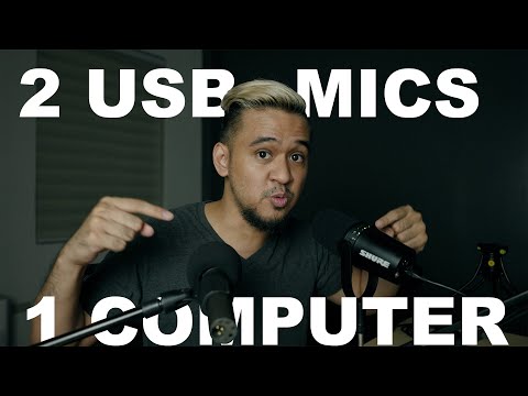 How to record 2 USB mics at once (Voicemeeter, Audition, Zoom, etc.))