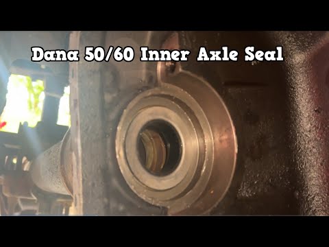 FORD DANA 60 AXLE SEAL REPLACEMENT TUTORIAL AT HOME!
