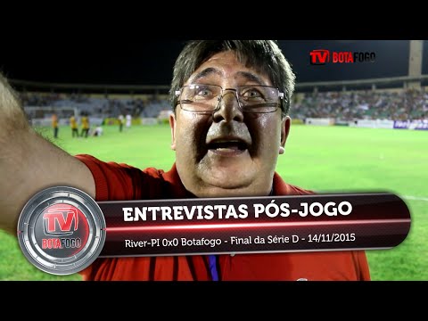 ENTREVISTAS PÓS-JOGO: River-PI 0x0 Botafogo - 14/11/2015