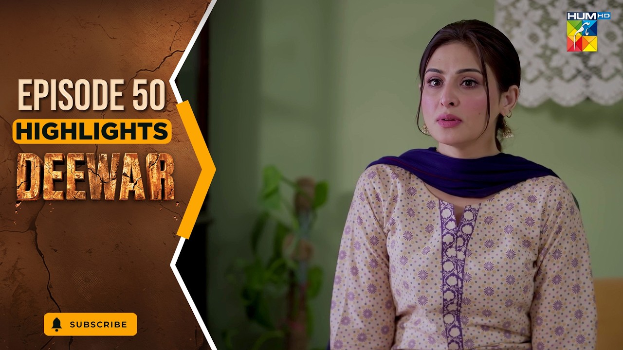 Deewar Episode 50 Highlight - Sunita Marshall & Ali Abbas ] HUM TV