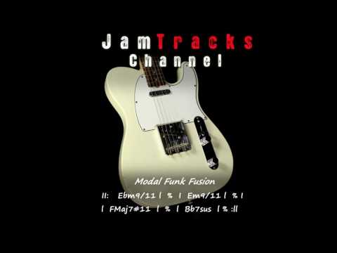Modal Funk Fusion Guitar Backing Track
