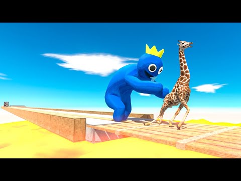 Be Fast and Escape from Creepy Monsters on Bridge - Animal Revolt Battle Simulator