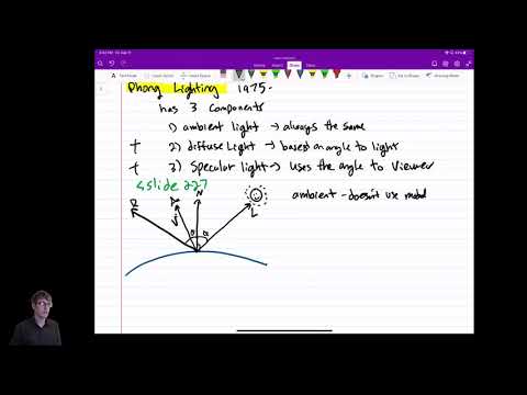 (Unit 3) Drawing Primitives 8: Phong Lighting