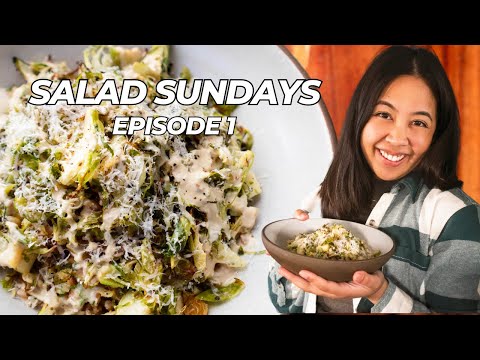 How to Make an Easy Grain Bowl Salad | Brussels Sprout and Farro | Salad Sundays (Episode 1)