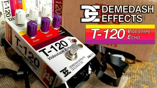 Video thumbnail for Demedash Effects | T-120 VideoTape Echo | VIDEO REVIEW [NO TALK / ONLY TONES] by Perry Frank
