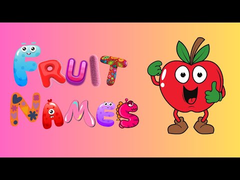 Fruits Names in Alphabetical Order| With Song | A to Z Fruits | 🍎🍊🍋🍏🍇|