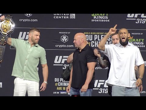 UFC 319 FACE-OFFS: Khamzat Chimaev Chants "Allah Akbar!!!"