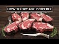 How to DRY AGE BEEF AT HOME Properly - 45 Day Aged Bone in Ribeye