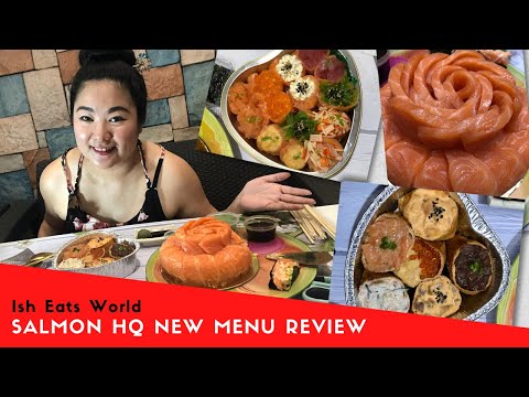 Salmon Cake, Sushi Bake plus Inari and Gunkan Sushi | Salmon HQ review