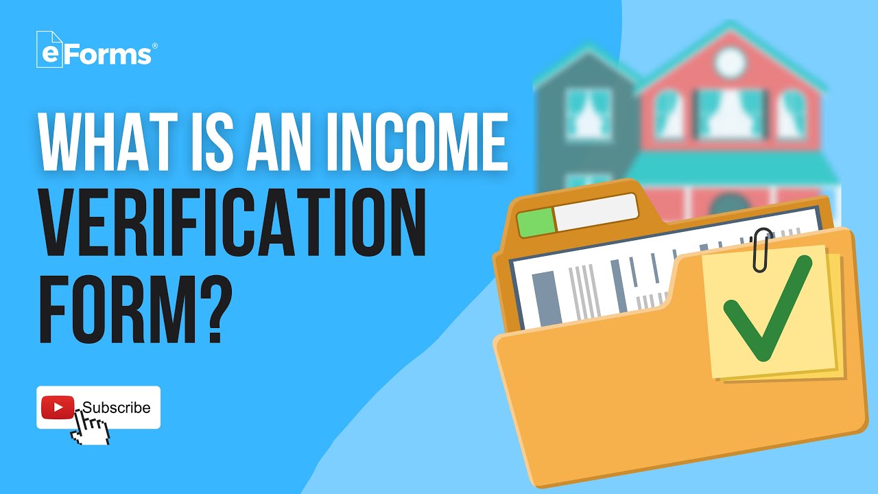 Income Verification Form EXPLAINED